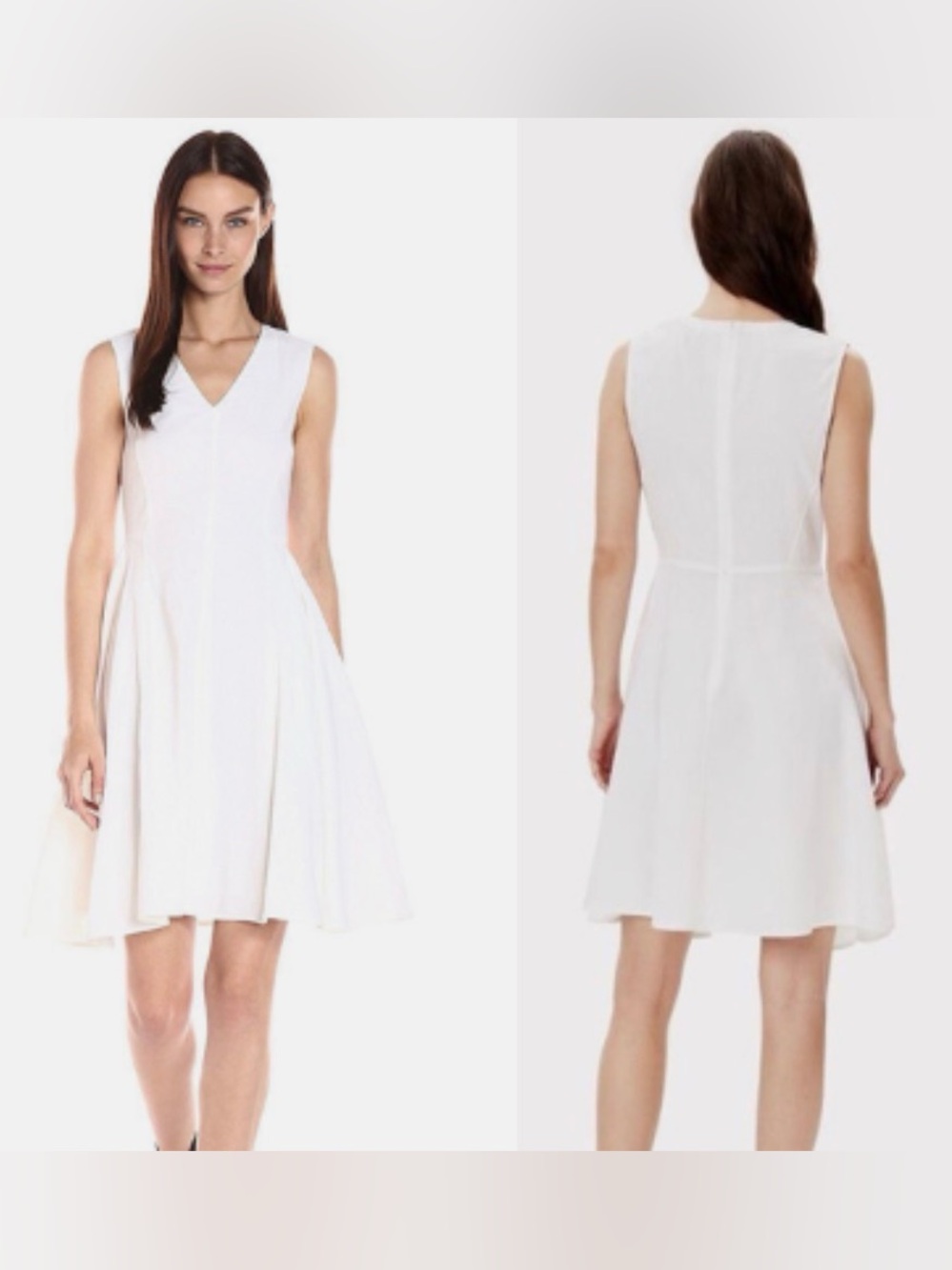 Theory White Linen Dress